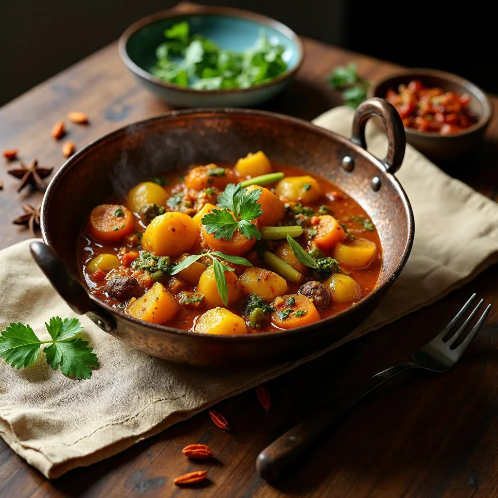 Jalfrezi de Verduras (Vegano)