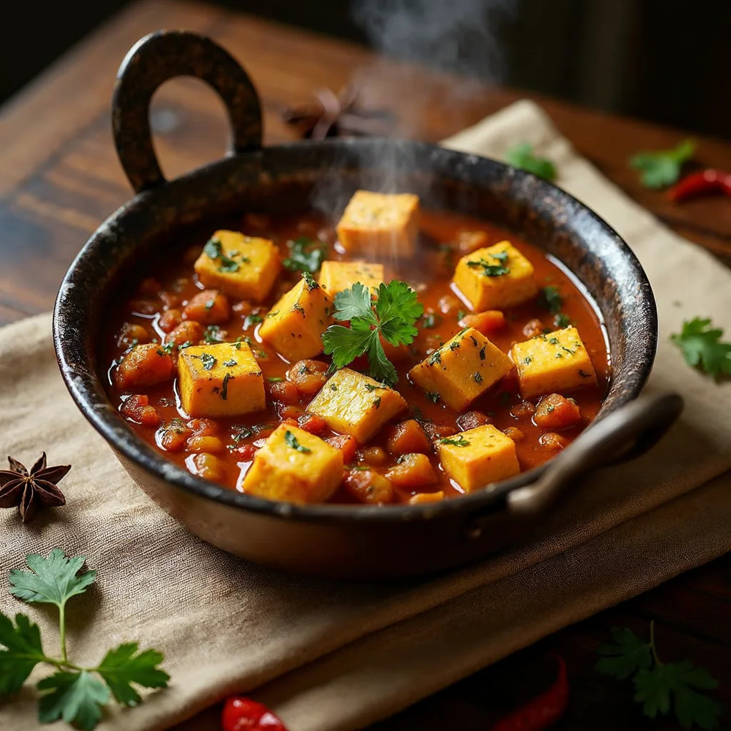 Matar Paneer Vegetariano