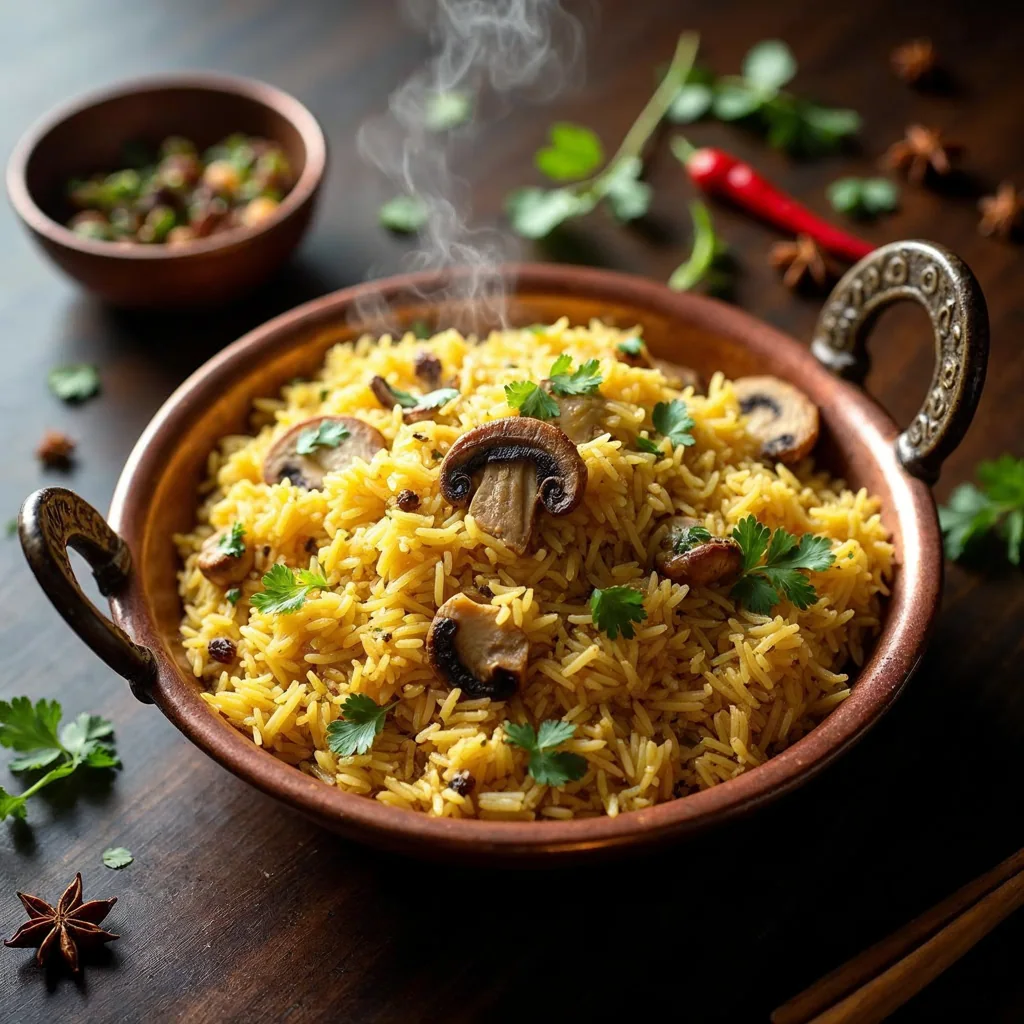 Mushroom Pilau